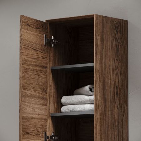 Шкаф-пенал Sancos Marmi 1.0/Marmi 2.0 PMR35ECH 40х160 подвесной цвет коричневый