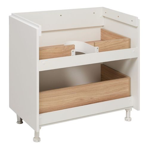 Тумба под раковину Runo АФИНА 00-00001170 80х40 напольная цвет белый - фото 4