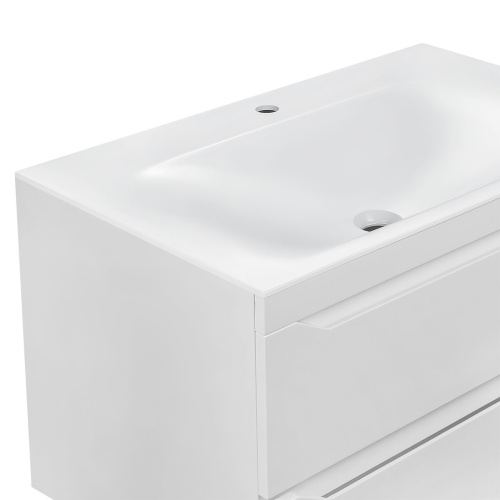 Раковина Vincea 80 см VCB-1F800W встраиваемая цвет белый - фото 3