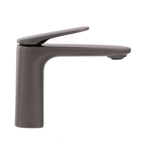 Смеситель Clever VELVET 61949 на раковину сталь оружейная - фото 2