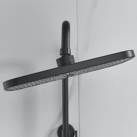 Душевая стойка Raffine F3685H настенная цвет черный