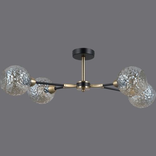 Люстра на штанге Illumico IL0253 IL0253-4CSQ-79 BK AB - фото 2