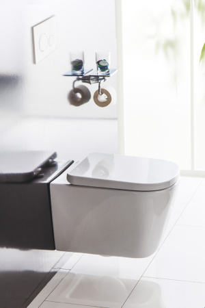 Унитаз подвесной BelBagno ALBANO BB120CHR/BB120SC белый с сиденьем микролифт безободковый каскадный смыв