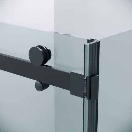 Душевая перегородка Grossman Classic 200.K33.04.70.21.00 70х195 стекло прозрачное профиль черный