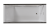 Ванна акриловая Aima Design NEO 01нео1775с2с 170х75 отдельностоящая прямоугольная с каркасом