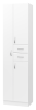 Шкаф-пенал Misty Пеналы Э-05050-011 50х190 напольный цвет белый
