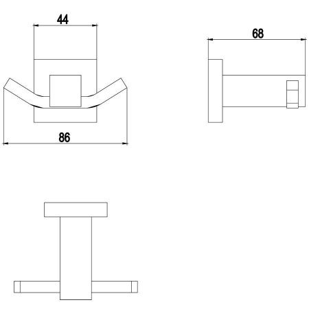Крючок Timo Selene 17012/17