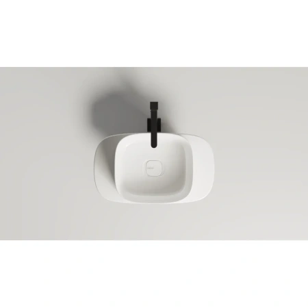 Раковина из искусственного камня S-Sense Salini ORIENTE 1303101G 70х50 напольная цвет белый без отверстий под смеситель