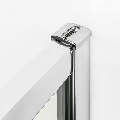 Душевой уголок New Trendy NEW MAXIMA K-0578 120х85 стекло прозрачное профиль хром без поддона - фото 4