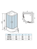 Душевая кабина WeltWasser WW500 10000003242 90х90 четверть круга с крышей ориентация универсальная