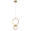 Светильник подвесной Crystal Lux Carolina (Царолина) CAROLINA SP1 V1 BRASS