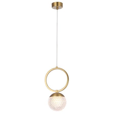 Светильник подвесной Crystal Lux Carolina (Царолина) CAROLINA SP1 V1 BRASS