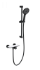 Душевой гарнитур Wonzon & Woghand  WW-B2052-A-MB настенный черный