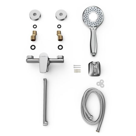 Смеситель для ванны Tokito TOYAMA TOK-TOY-1015 настенный хром