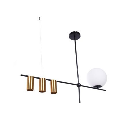 Светильник подвесной Lumina Deco Drino (Дрино) LDP 6042-4 BK+MD
