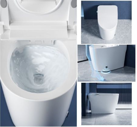 Унитаз приставной Cerutti SPA CT10615 белый с сиденьем микролифт безободковый смыв торнадо