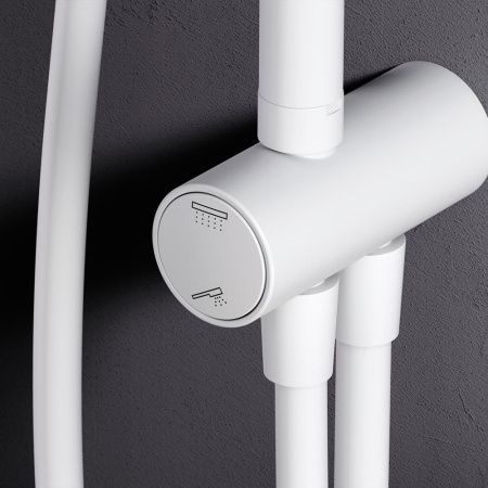 Душевая стойка Am.Pm Gem F0790033 настенная цвет белый