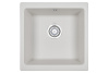 Кухонная мойка Granula 4451, АРКТИК 45х46 цвет светло-серый поверхность матовая