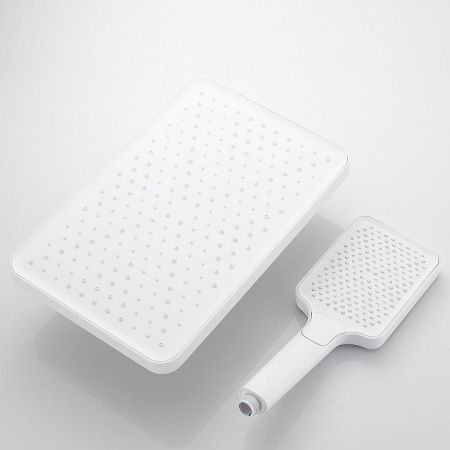 Душевая стойка Shevanik S9936C настенная цвет белый