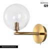 Бра Arte Lamp ALBUS (АЛБУС) A7780AP-1AB