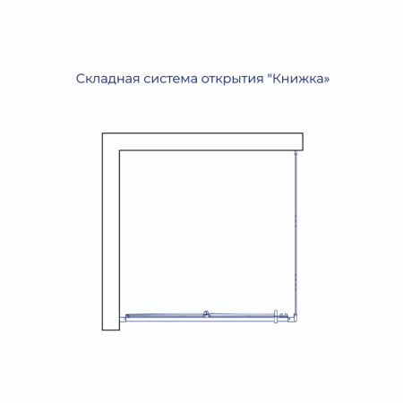 Душевой уголок RGW Passage (Пассаж) 060813200-14 100х100 стекло прозрачное профиль черный без поддона
