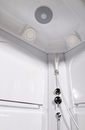 Душевая кабина AvaCan L608GM 80х80 четверть круга с крышей ориентация универсальная