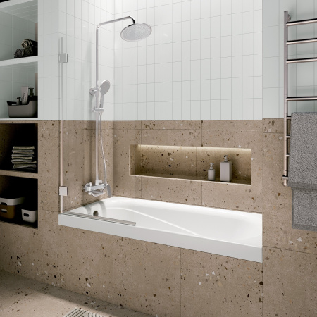 Ванна акриловая Niagara Atrio NG-A15070 150х70 пристенная прямоугольная без каркаса