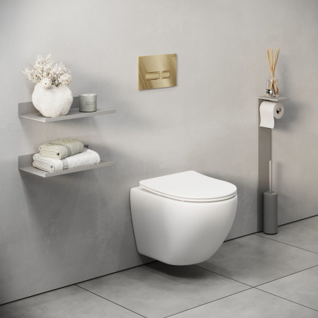 Инсталляция + кнопка смыва + унитаз Grossman Pragma 97.4455S.03.300