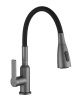 Смеситель для кухни Shevanik S843T-3 на мойку черный/оружейная сталь