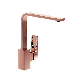 Смеситель Vitra Root Square A4275326EXP на мойку медь