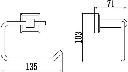 Бумагодержатель Savol S-009552