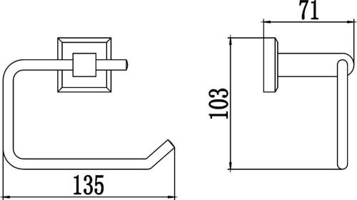 Бумагодержатель Savol S-009552 - фото 2
