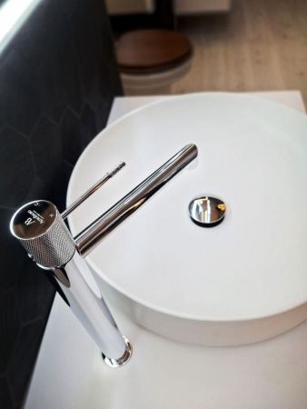 Смеситель для раковины AltroBagno Intento AltroBagnoIntento010215Cr на столешницу хром