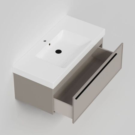 Тумба с раковиной La Fenice ELBA NFNC-01-ELB-C-100-3-100 100х50 подвесная цвет бежевый