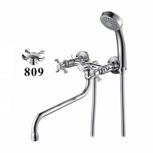 Смеситель для ванны D-Lin D143809 настенный хром - фото 2