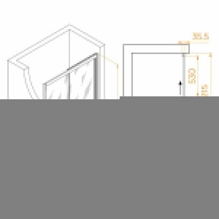 Душевая дверь RGW Passage 350801712-14 120х195 стекло прозрачное профиль черный