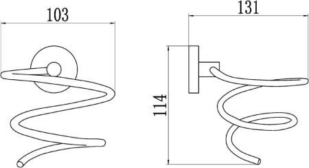 Держатель для фена Savol S-008755