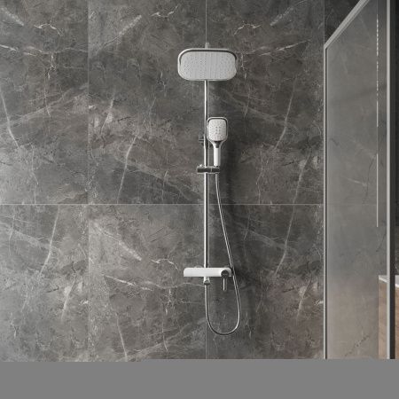 Душевая стойка Grossman Alba 500.K35.06.100/000 настенная цвет белый
