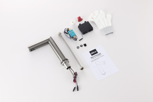 Смеситель Abber Perfekte 316 AF8A101BGGS на раковину оружейная сталь брашированная - фото 2