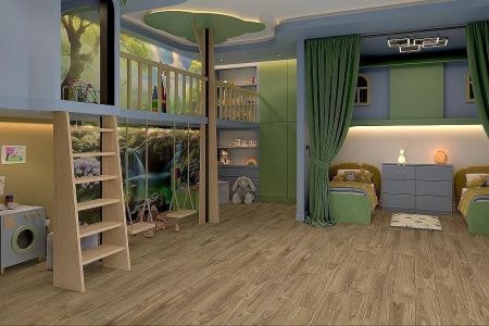 Кварцвиниловая плитка Damy Floor FAMILY LVT 0036-2-LVT Орех Европейский толщина 0.25 см 43 класс 1227х187