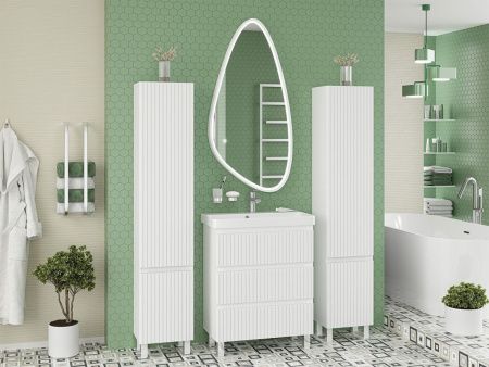 Тумба под раковину Brevita Victory VIC-07070-0103Я 70х40 напольная цвет белый