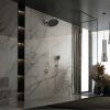 Душевая система Vincea Inspire VSFW-3I22MT3GM встраиваемая в стену цвет вороненая сталь с термостатом