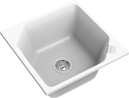 Кухонная мойка Rivelato LOCUS LS-50 brina 50х50 цвет белый