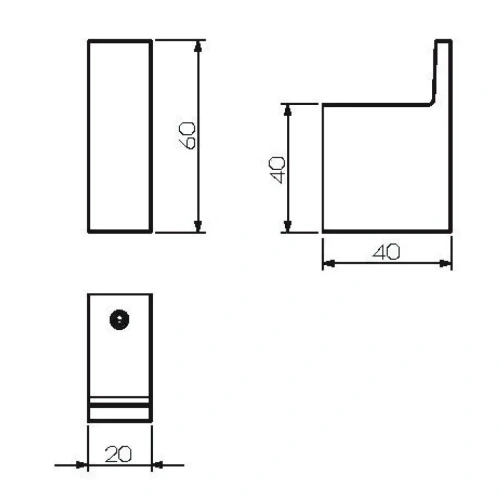Крючок одинарный Langberger BLACK EDITION 70331A-BP - фото 2