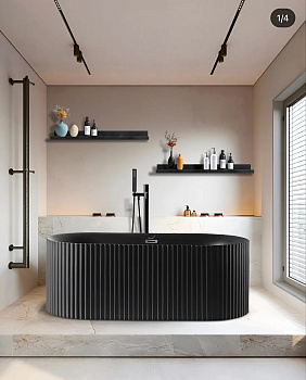 Ванна акриловая Cerutti SPA CT9907 170х75 отдельностоящая овальная с ножками Ванна акриловая Cerutti SPA CT9907 170х75 отдельностоящая овальная с ножками