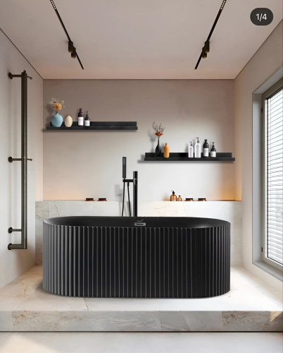 Ванна акриловая Cerutti SPA CT9907 170х75 отдельностоящая овальная