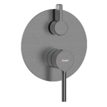 Смеситель для ванны и душа Raglo R20 R20.272.09 встраиваемый в стену графит