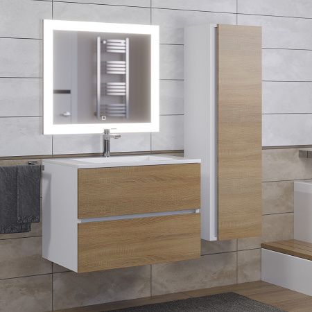 Тумба с раковиной Uperwood Barsa-Next 2900000094 70х50 цвет коричневый