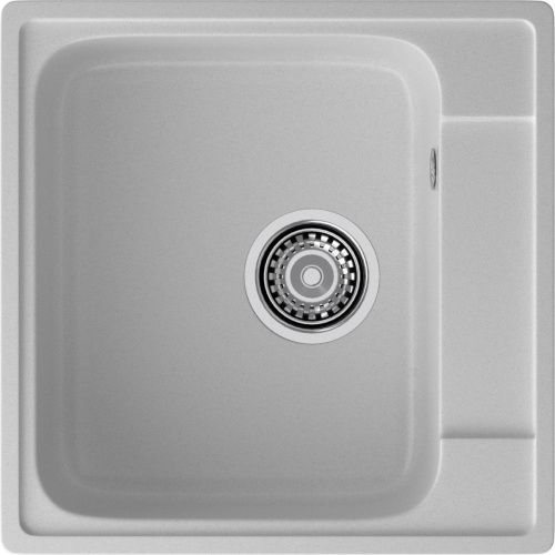 Кухонная мойка Granfest Quarz 48 серый 48х48 цвет серый поверхность матовая