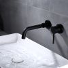 Смеситель для раковины Maretti Eleganza Black ENB32RF13 встраиваемый в стену черный